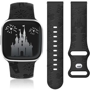 Black Disney Design Watch Band